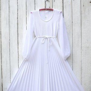 Sheer Vintage 1970s Maxi Dress